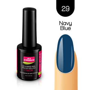 UV Hybrid Nail Polish Gellish COLOR No.29 15ml - NAVY BLUE