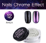 Nails Chrome Effect 12 RHEA