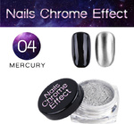 Nails Chrome Effect 04 MERCURY