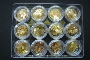 Gold Nail Decoration 12 jars/box