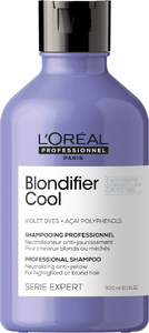 L'Oreal Professionnel Blondifier Cool Shampoo Neutralizing Anti - Yellow for  Highlighted or Blond Hair 300 ml